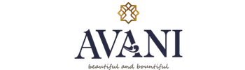"Elegant logo with brand name Avani"